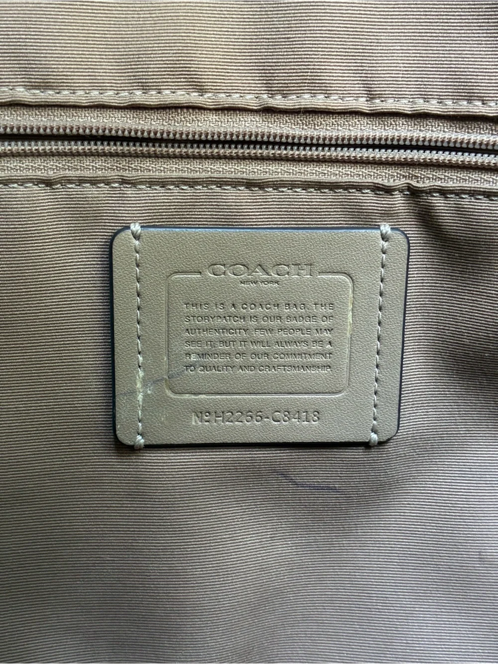 Coach Dempsey Tote Bag 40 In Signature Jacquard With Stripe, Coach Patch